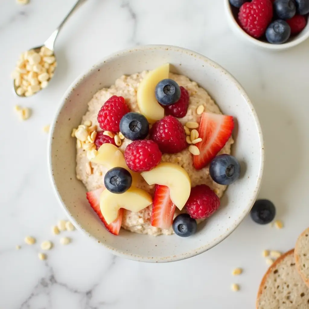 Healthy Vegetarian Meal Prep: Overnight Oats with Fruits