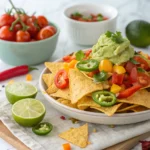 "Vegetarian Nachos Recipe - Step-by-Step Assembly"