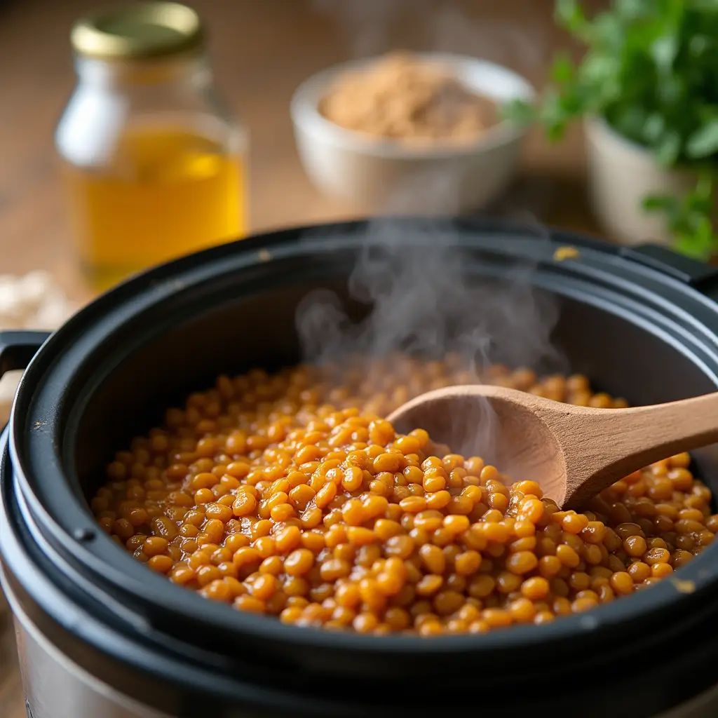 Easy One-Pot Lentils Cooked in a Rice Cooker