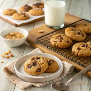 Freshly Baked Cookies from a Homemade Gluten Free Cookie Mix