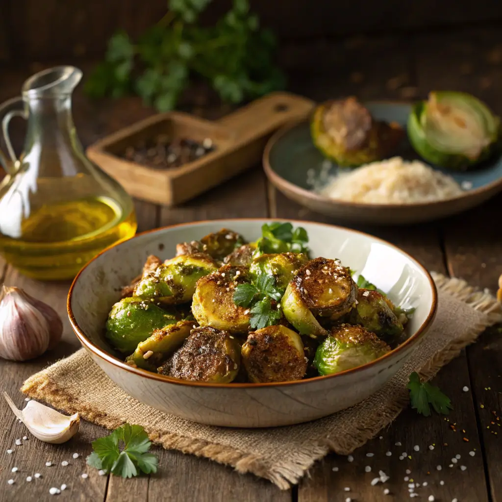 Crispy Frozen Brussel Sprouts Air Fryer