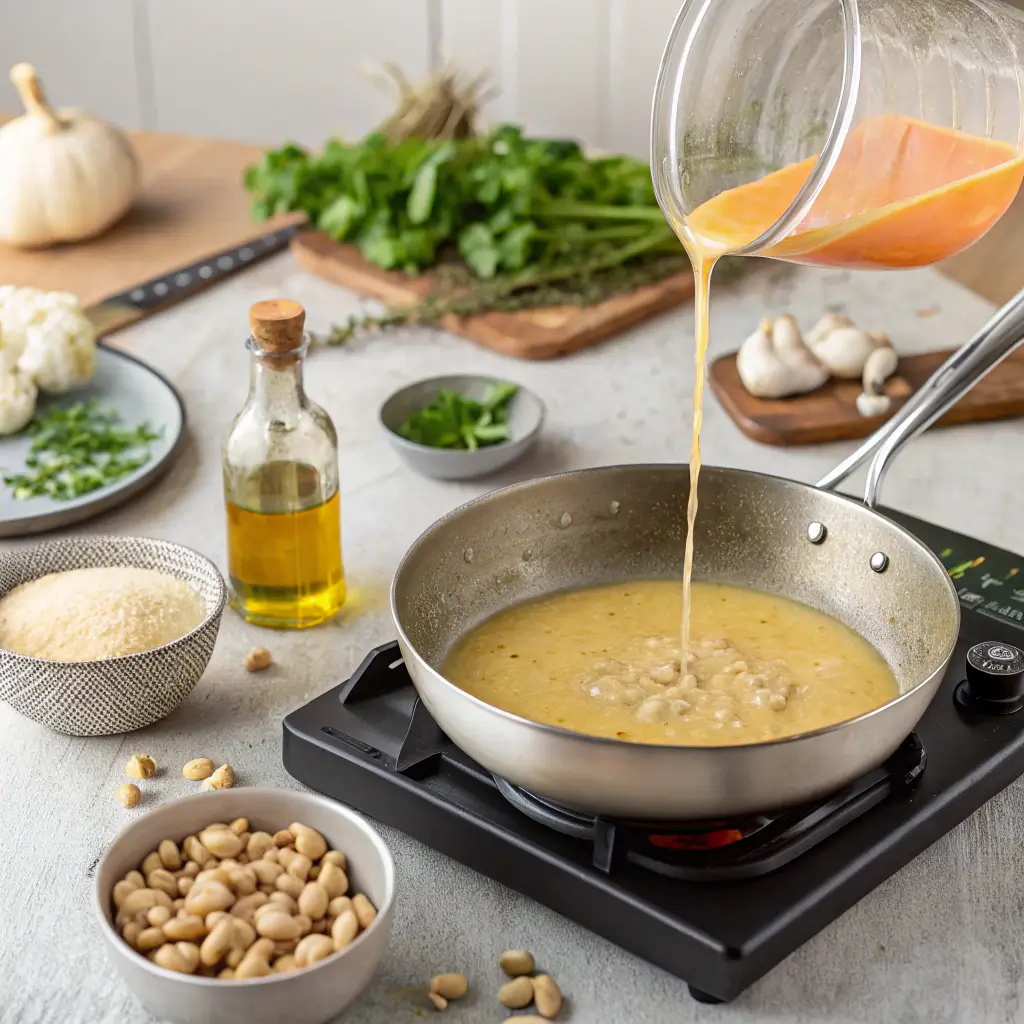 Step-by-Step Process: How to Make Vegan Sauce for Butternut Squash Ravioli

